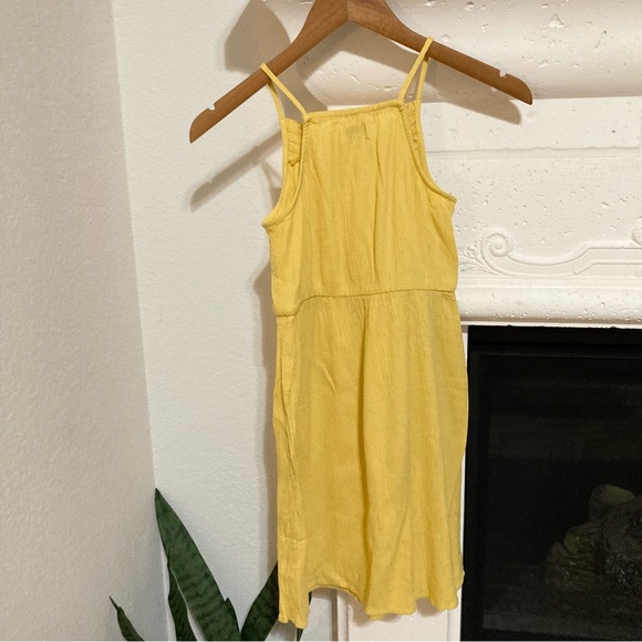 Girls Yellow Sundress Sleeveless 10 / 12 Large L - Picture 4 of 7